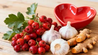 Herbal Support for Heart Health: Hawthorn, Garlic, and Turmeric